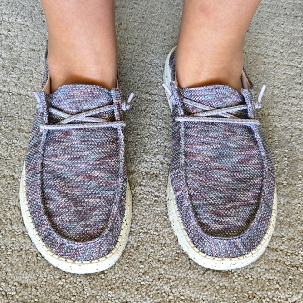 Hey Dude, Wendy Sox in Antique Rose, sizec10